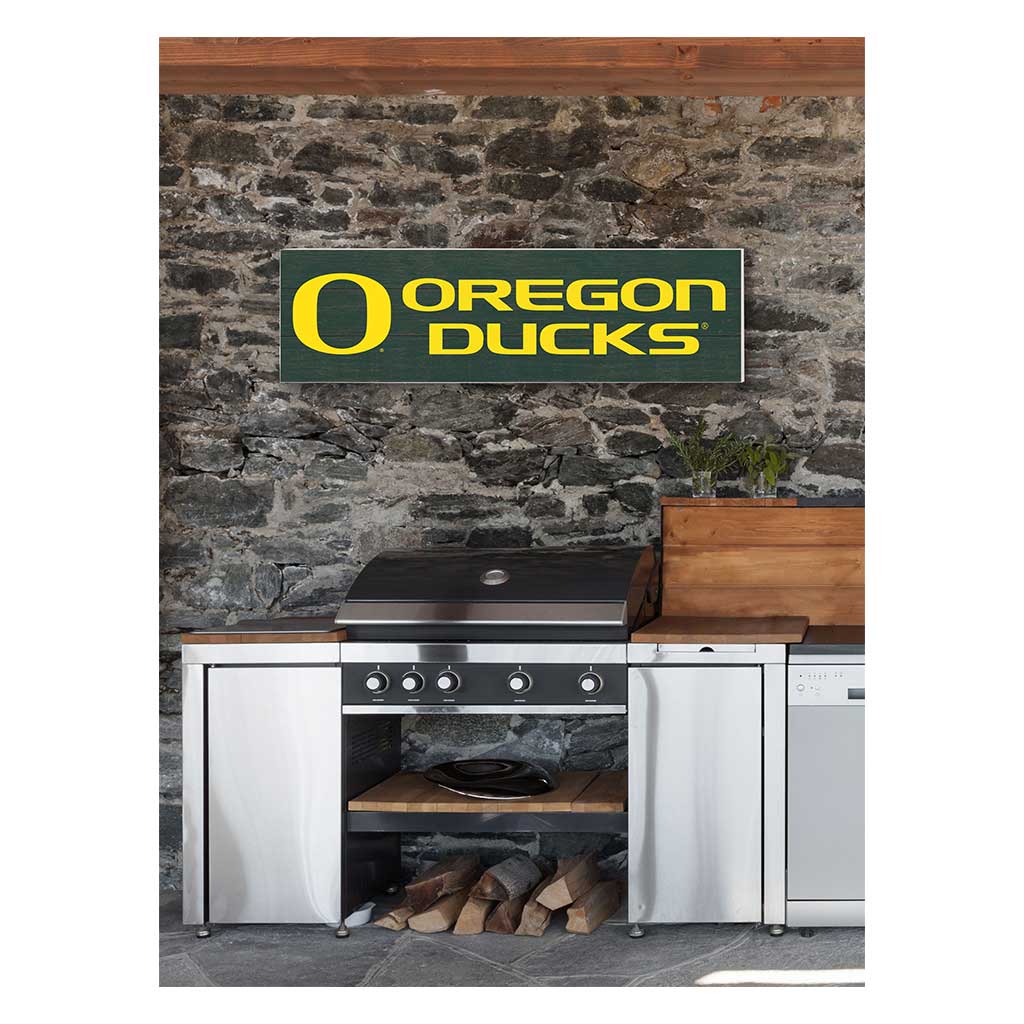 35x10 Indoor Outdoor Sign Colored Logo Oregon Ducks