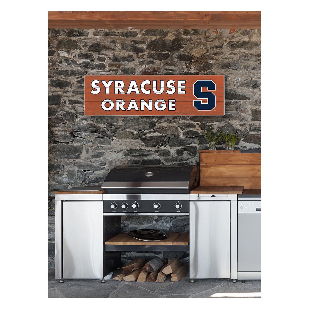 35x10 Indoor Outdoor Sign Colored Logo Syracuse Orange