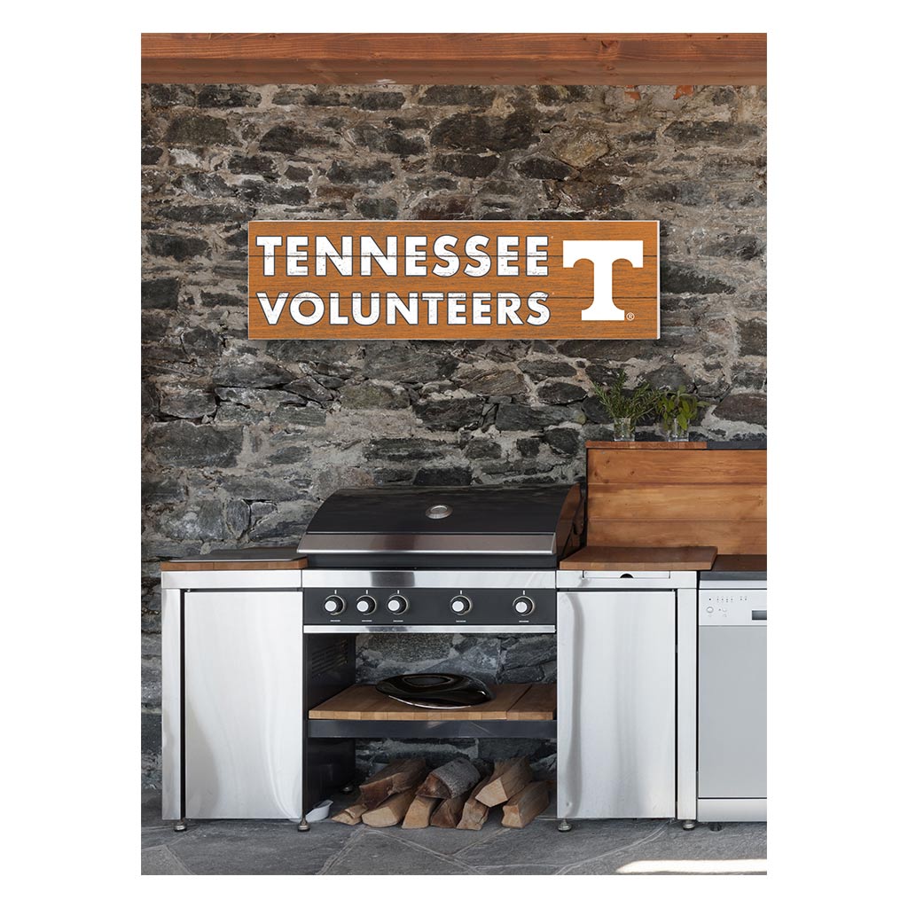 35x10 Indoor Outdoor Sign Colored Logo Tennessee Volunteers