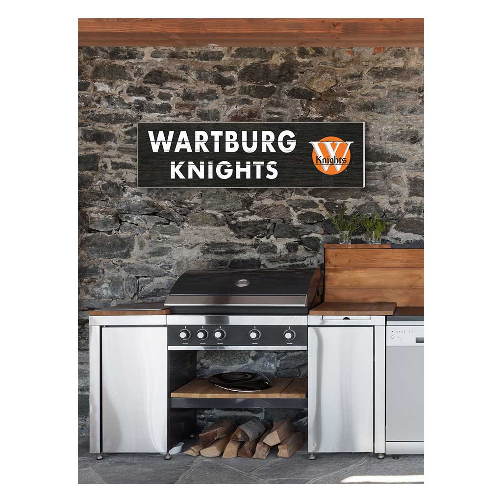 35x10 Indoor Outdoor Sign Colored Logo Wartburg College Knights