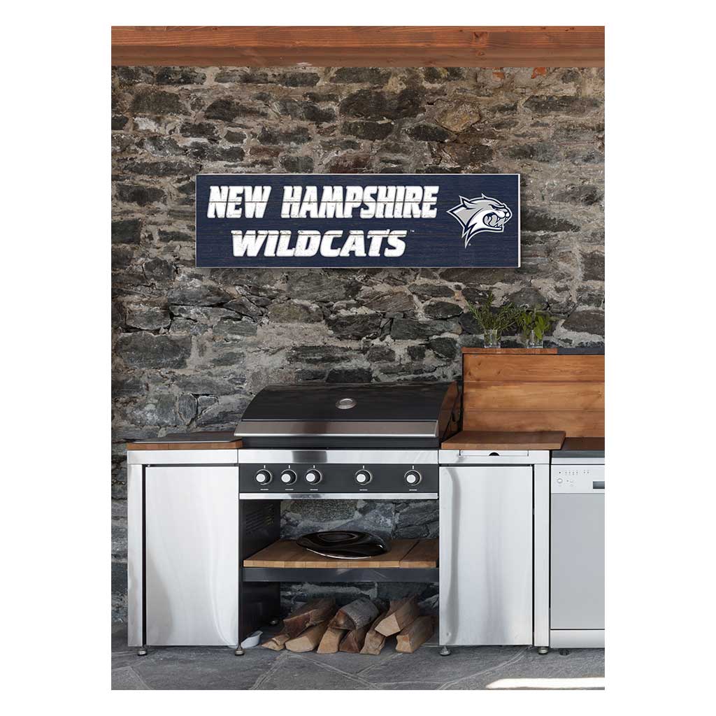 35x10 Indoor Outdoor Sign Colored Logo New Hampshire Wildcats