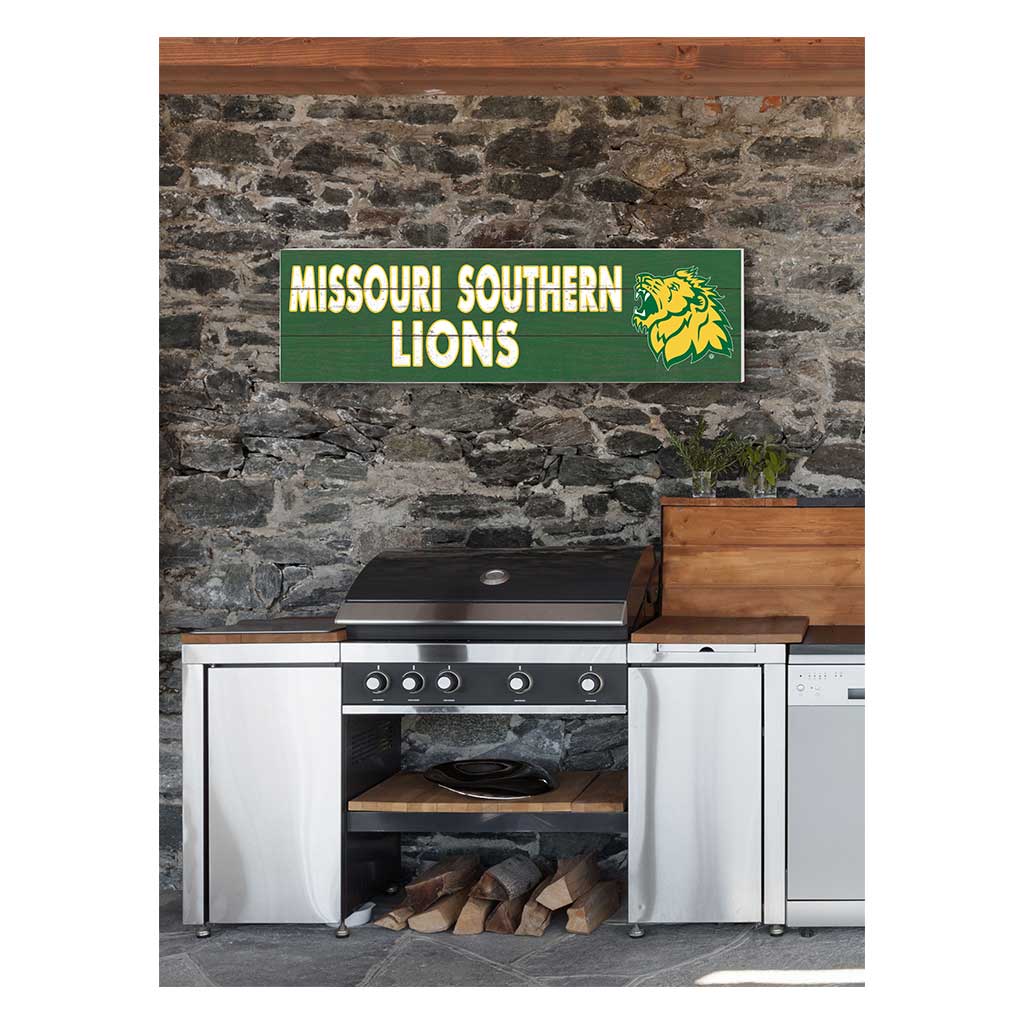 35x10 Indoor Outdoor Sign Colored Logo Missouri Southern Lions