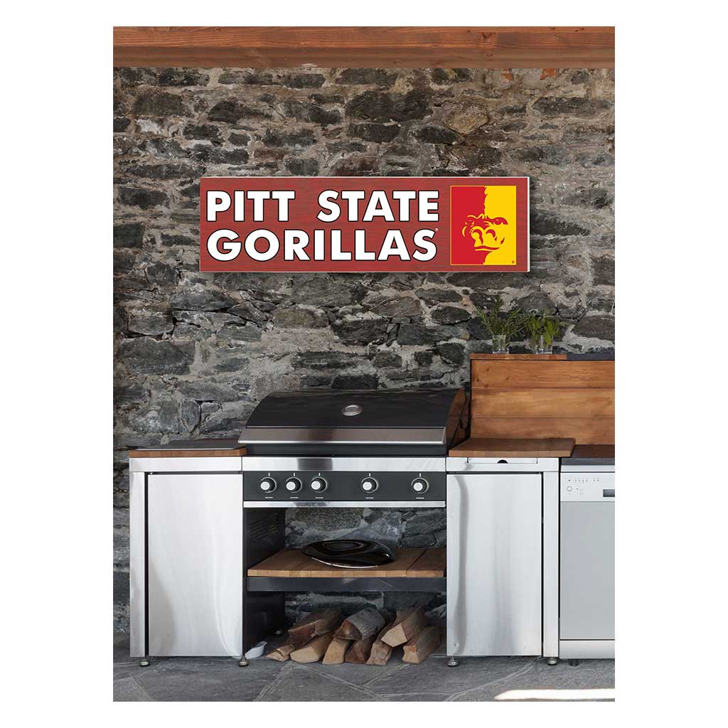 35x10 Indoor Outdoor Sign Colored Logo Pittsburg State University Gorilla