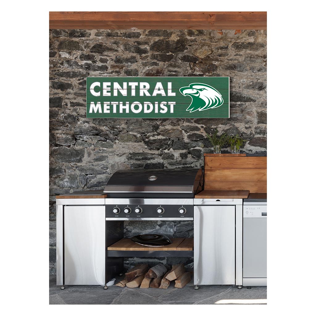 35x10 Indoor Outdoor Sign Colored Logo Central Methodist University Eagles