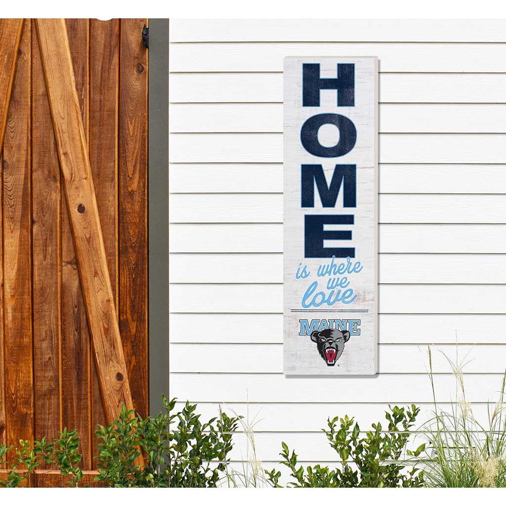 10x35 Indoor Outdoor Sign HOME Life Maine (Orono) Black Bears