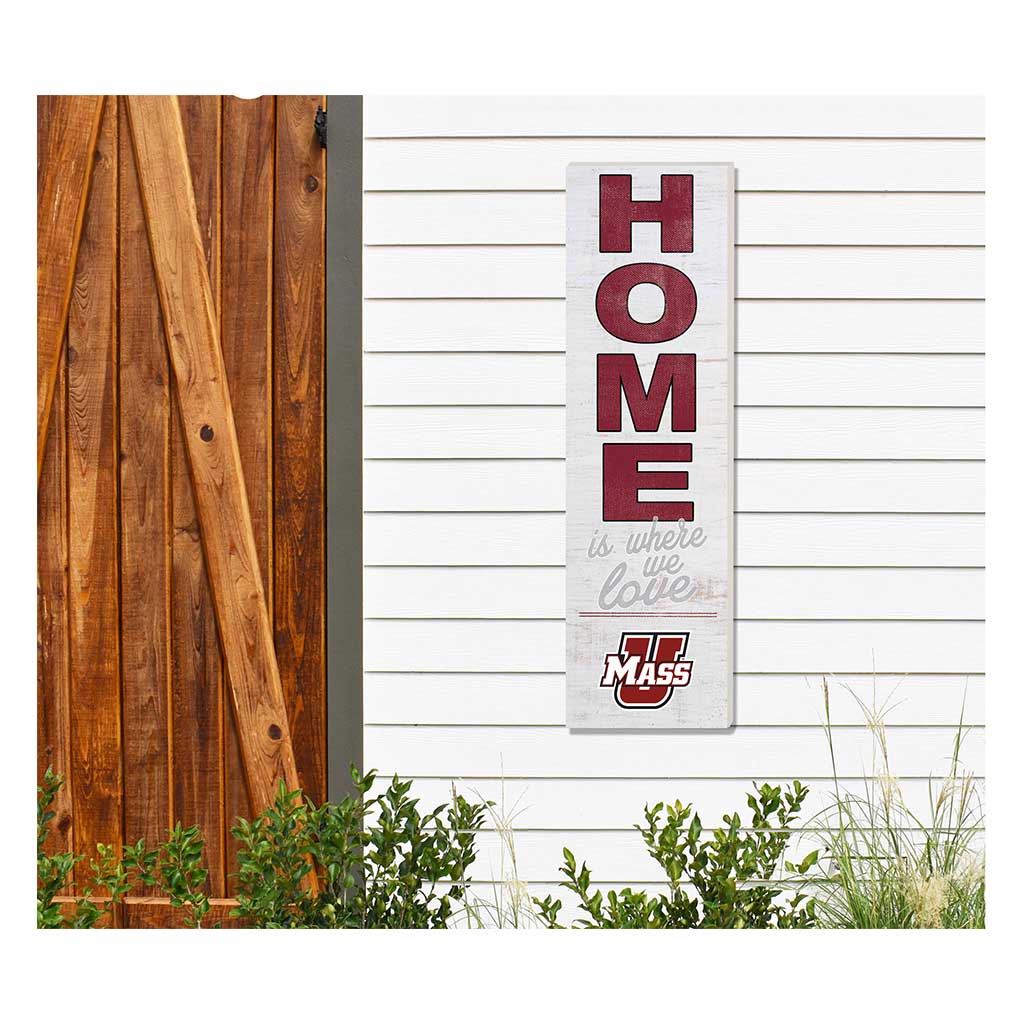 10x35 Indoor Outdoor Sign HOME Life Massachusetts (UMASS-Amherst) Minutemen