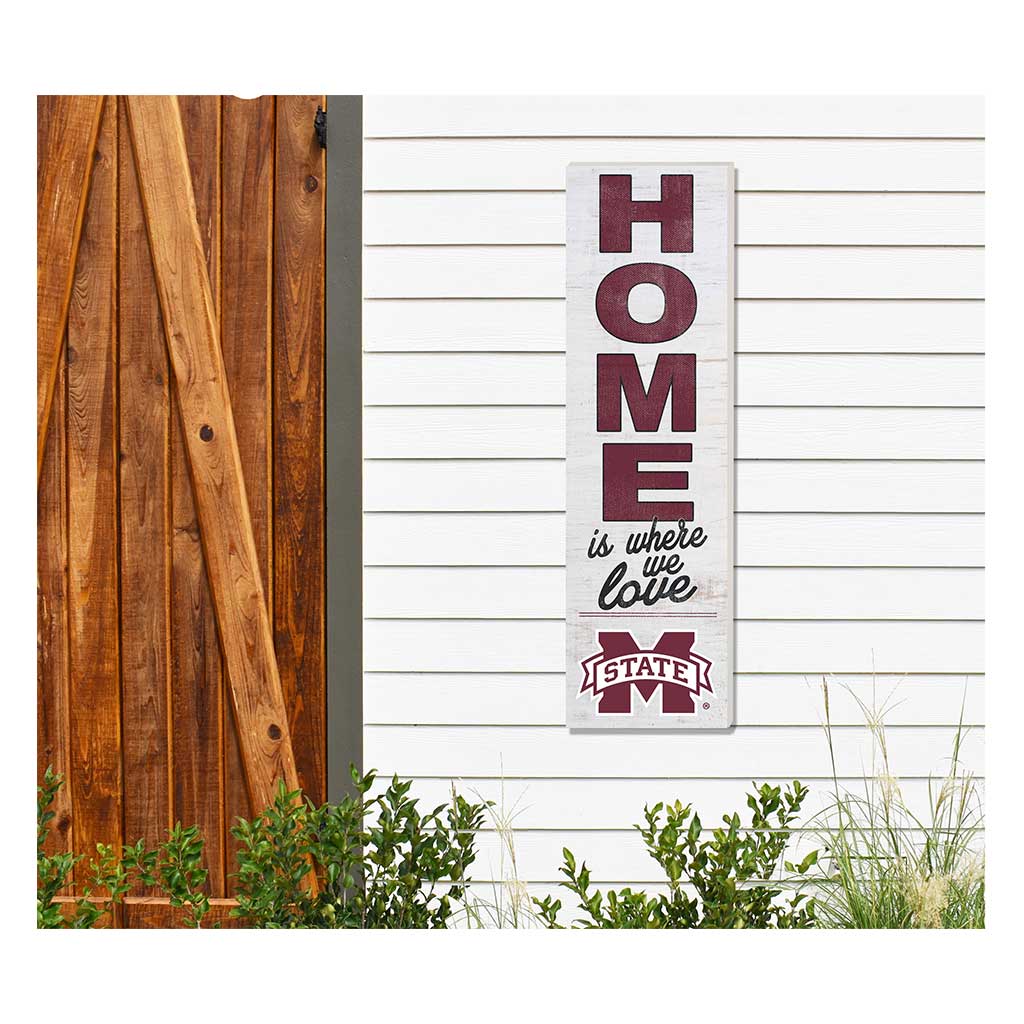 10x35 Indoor Outdoor Sign HOME Life Mississippi State Bulldogs