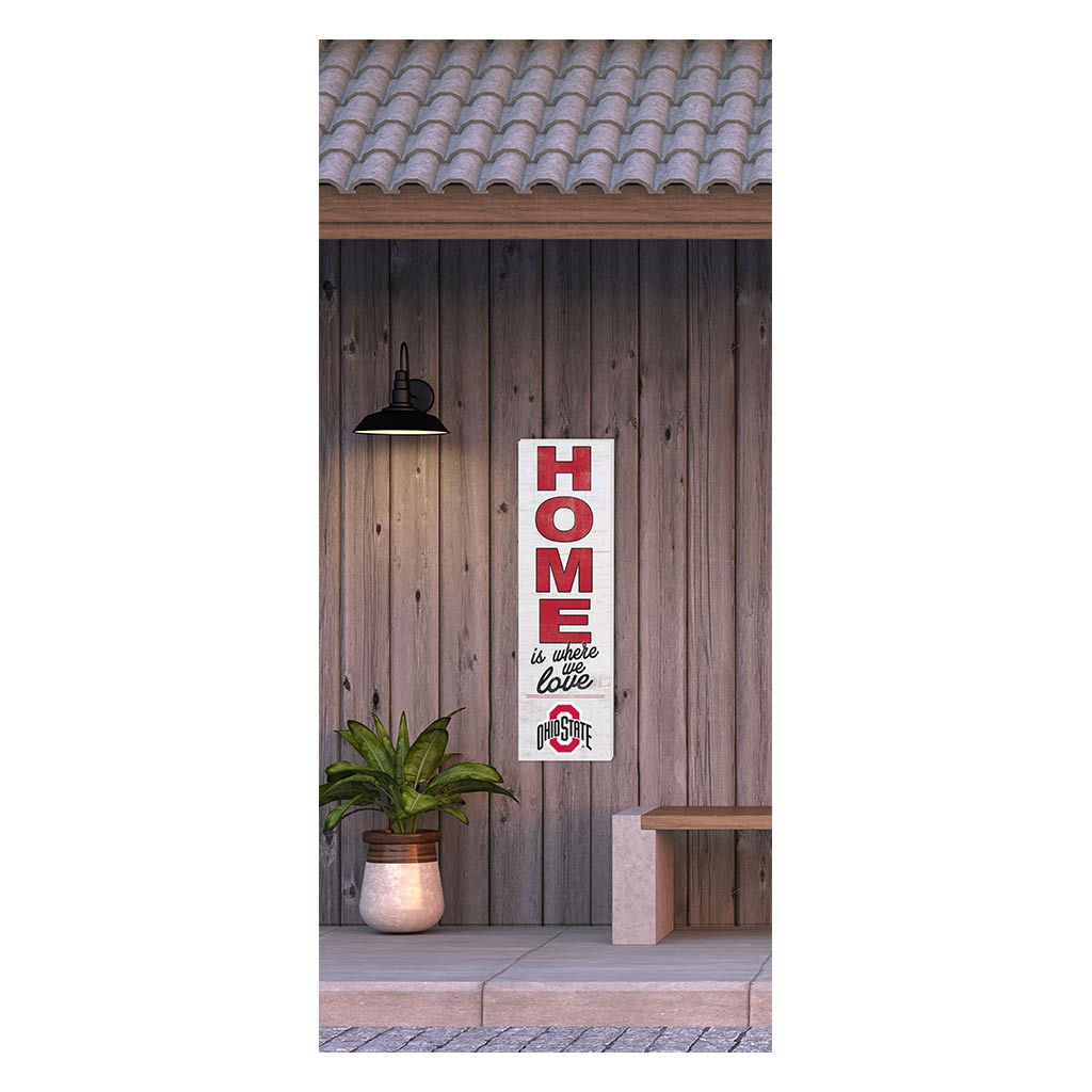 10x35 Indoor Outdoor Sign HOME Life Ohio State Buckeyes