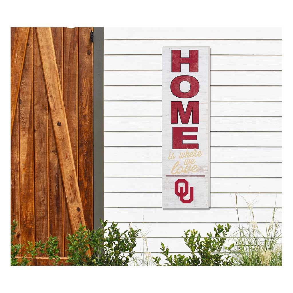 10x35 Indoor Outdoor Sign HOME Life Oklahoma Sooners