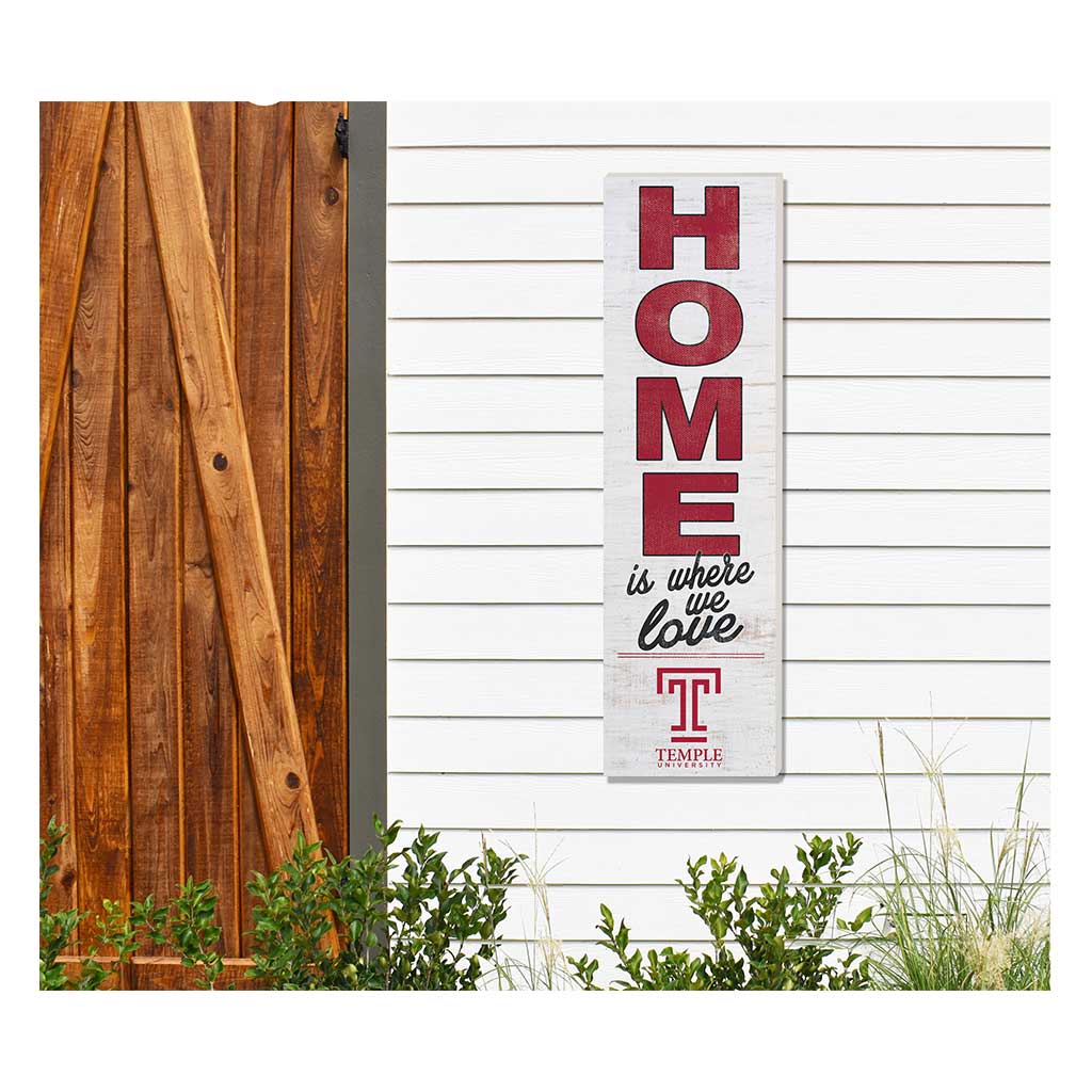 10x35 Indoor Outdoor Sign HOME Life Temple Owls