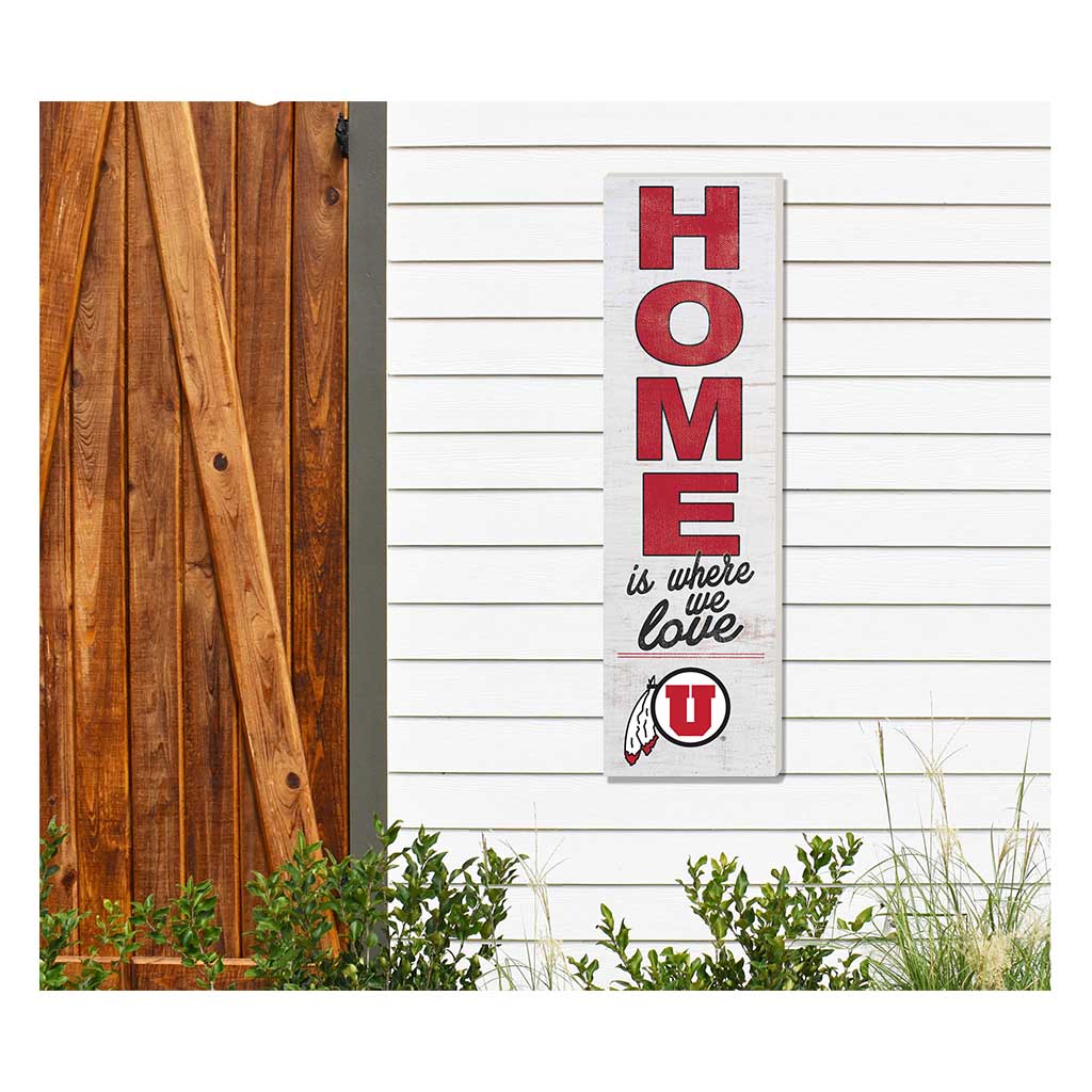 10x35 Indoor Outdoor Sign HOME Life Utah Running Utes