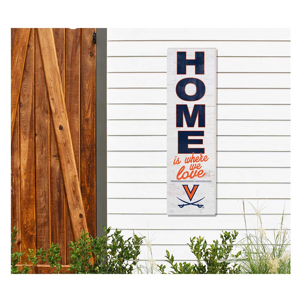 10x35 Indoor Outdoor Sign HOME Life Virginia Cavaliers