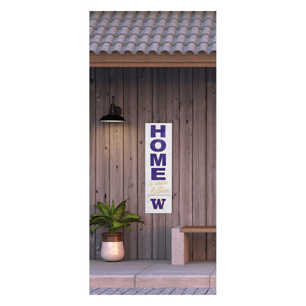 10x35 Indoor Outdoor Sign HOME Life Washington Huskies