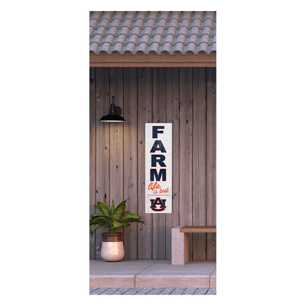 10x35 Indoor Outdoor Sign FARM Life Auburn Tigers