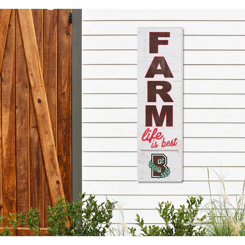 10x35 Indoor Outdoor Sign FARM Life Brown Bears