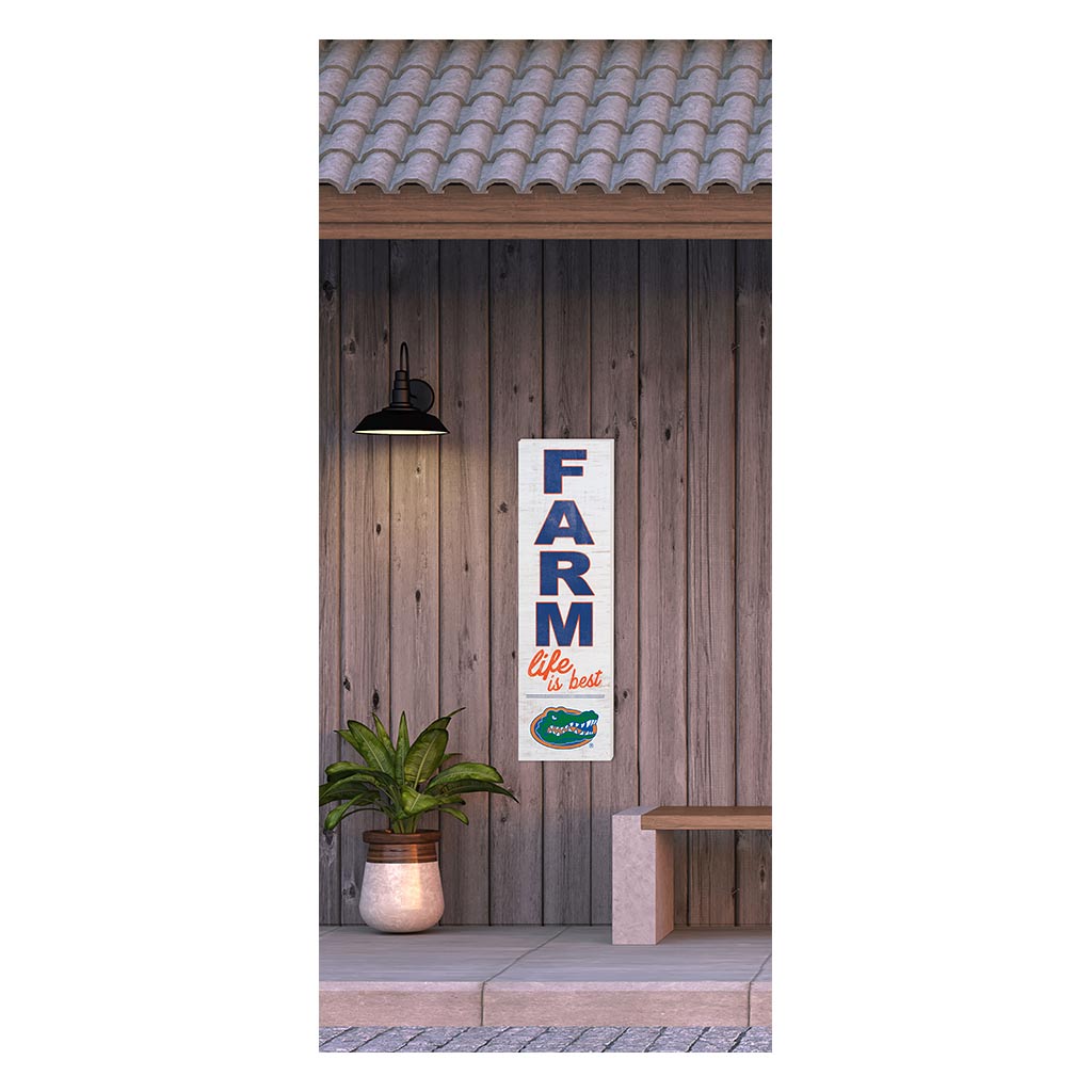 10x35 Indoor Outdoor Sign FARM Life Florida Gators