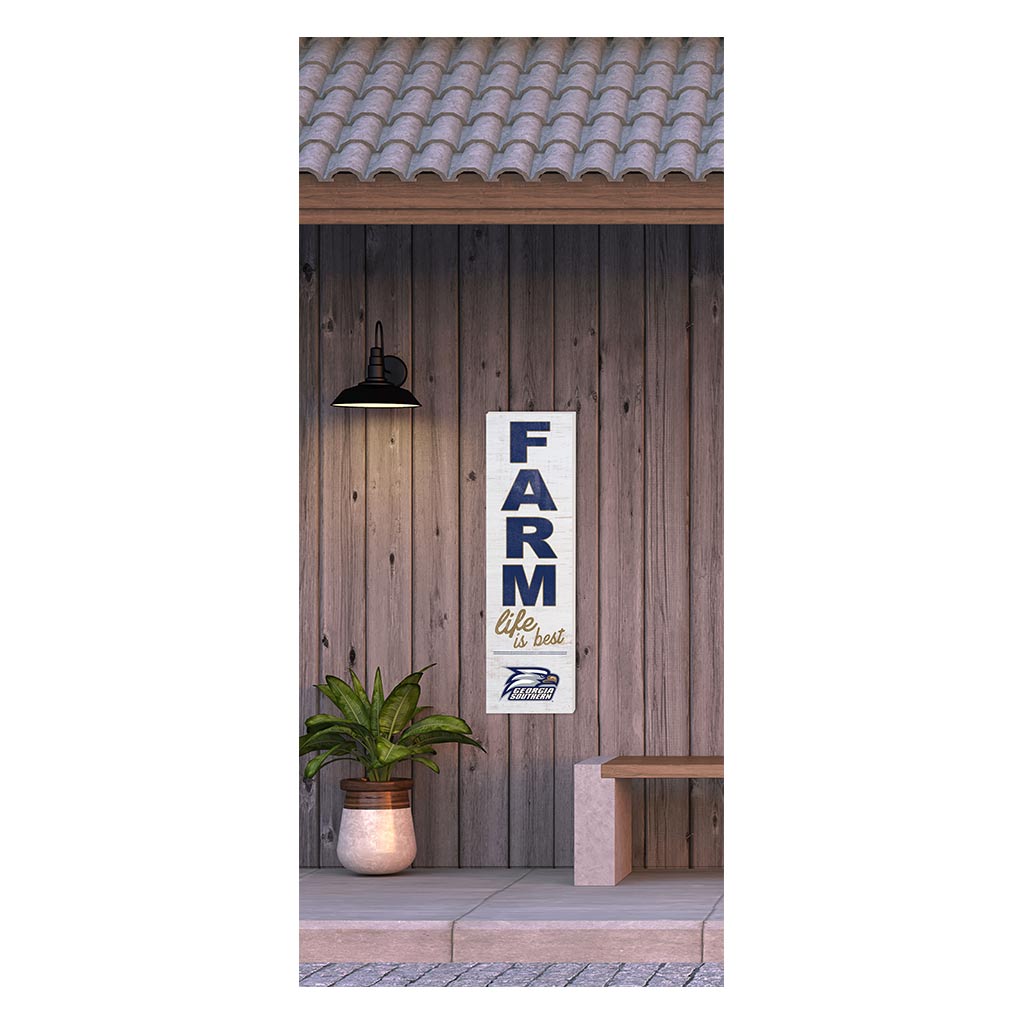 10x35 Indoor Outdoor Sign FARM Life Georgia Southern Eagles