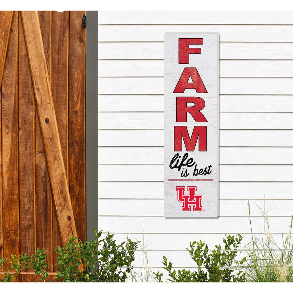 10x35 Indoor Outdoor Sign FARM Life Houston Cougars