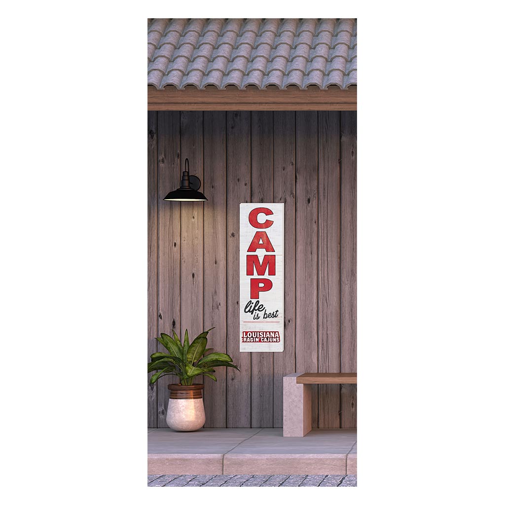 10x35 Indoor Outdoor Sign CAMP Life Louisiana State Lafayette Ragin Cajuns