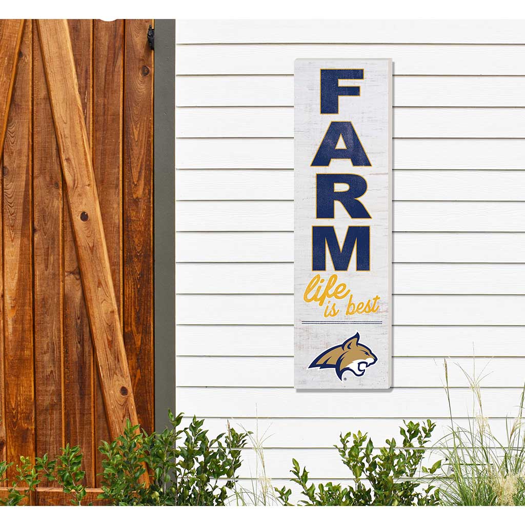10x35 Indoor Outdoor Sign FARM Life Montana State Fighting Bobcats