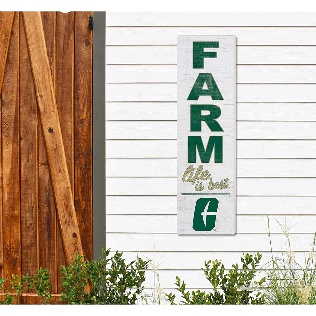 10x35 Indoor Outdoor Sign FARM Life North Carolina (Charlotte) 49ers