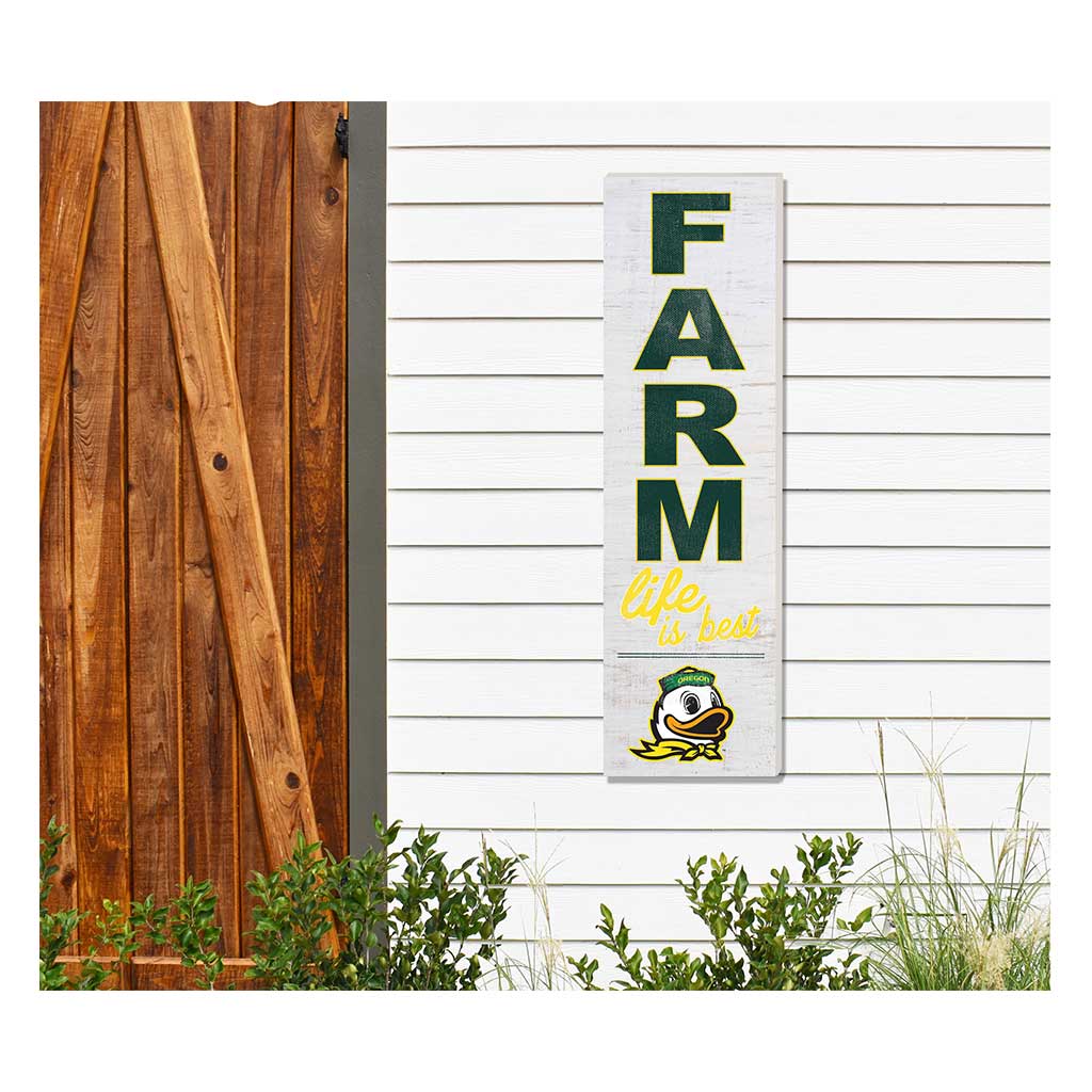 10x35 Indoor Outdoor Sign FARM Life Oregon Ducks