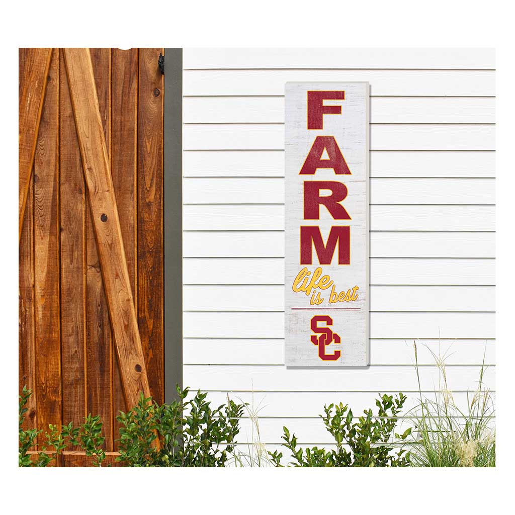 10x35 Indoor Outdoor Sign FARM Life Southern California Trojans