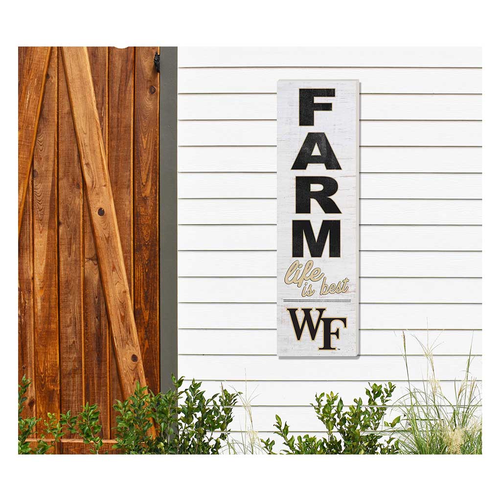 10x35 Indoor Outdoor Sign FARM Life Wake Forest Demon Deacons