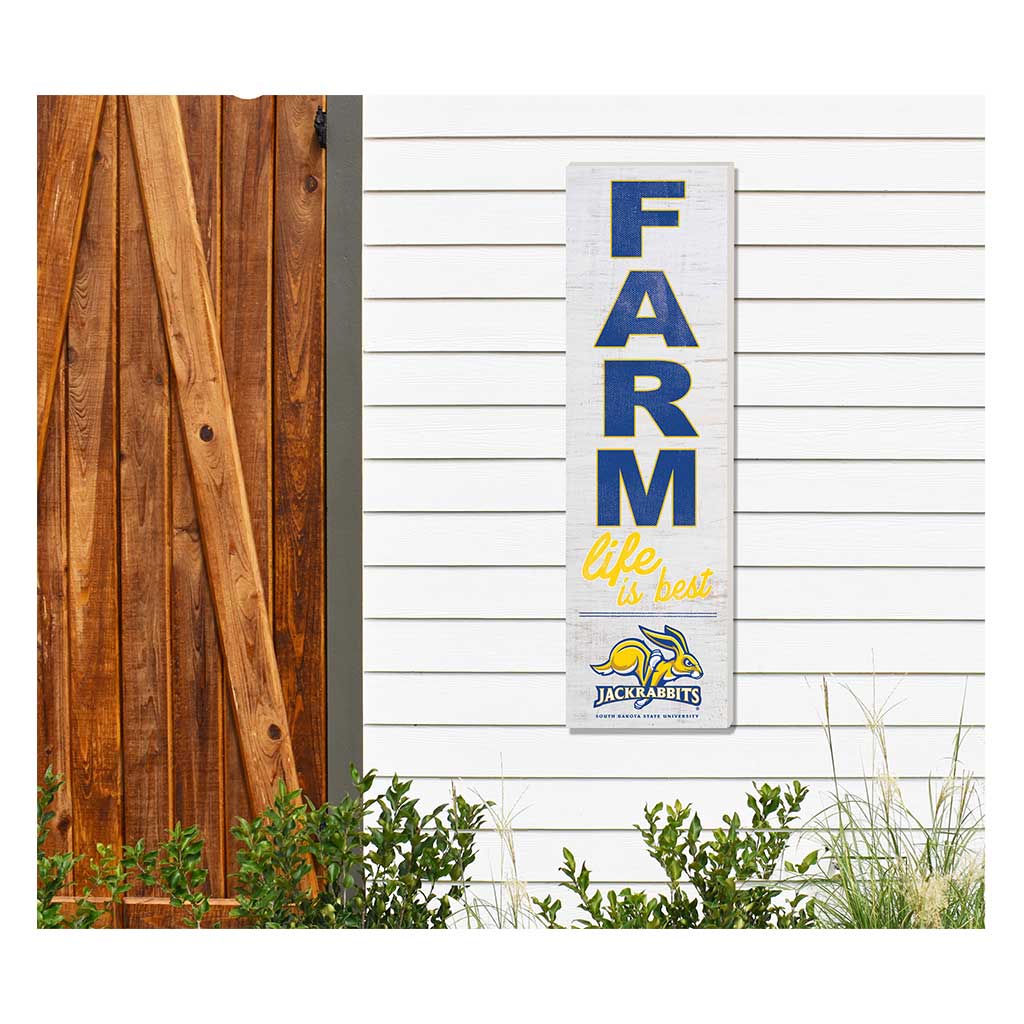 10x35 Indoor Outdoor Sign FARM Life South Dakota State University Jackrabbits