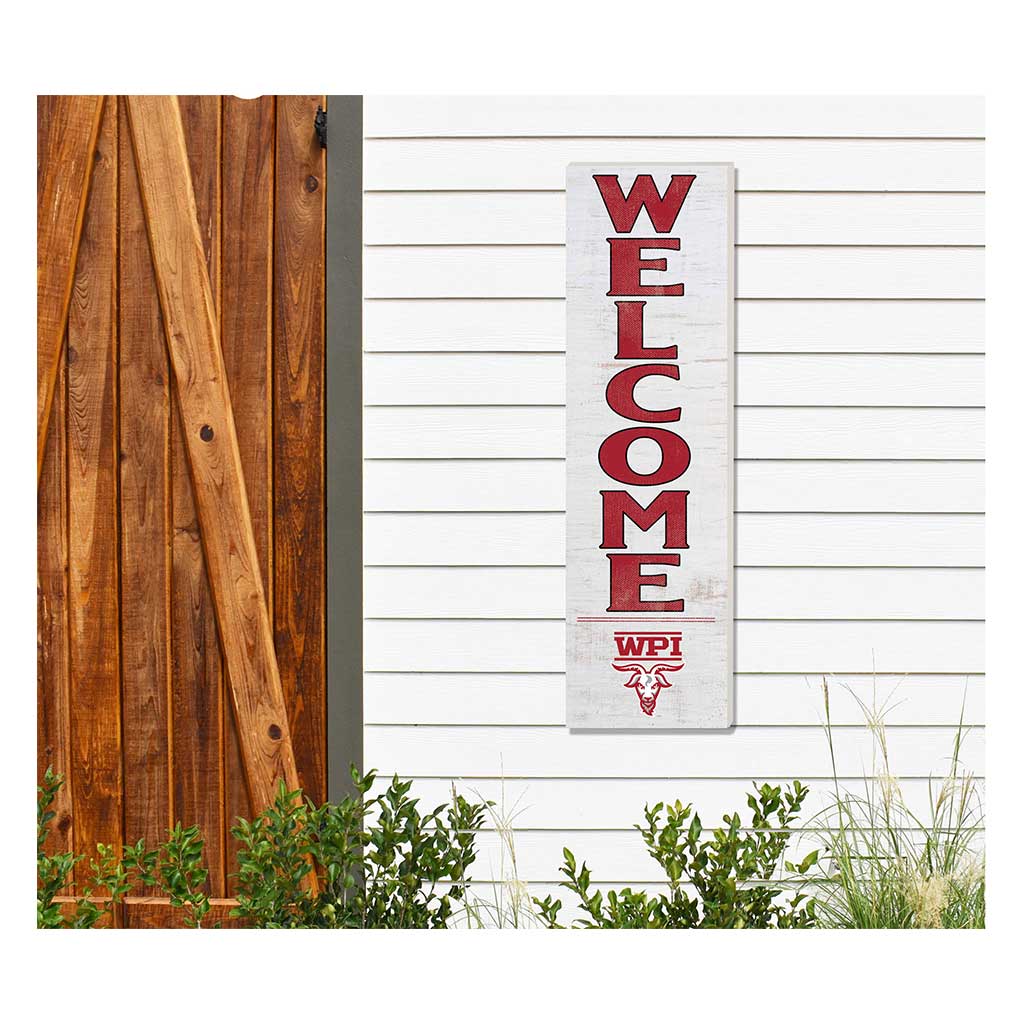 10x35 Indoor Outdoor Sign WELCOME Worcester Polytechnic Institute Engineers