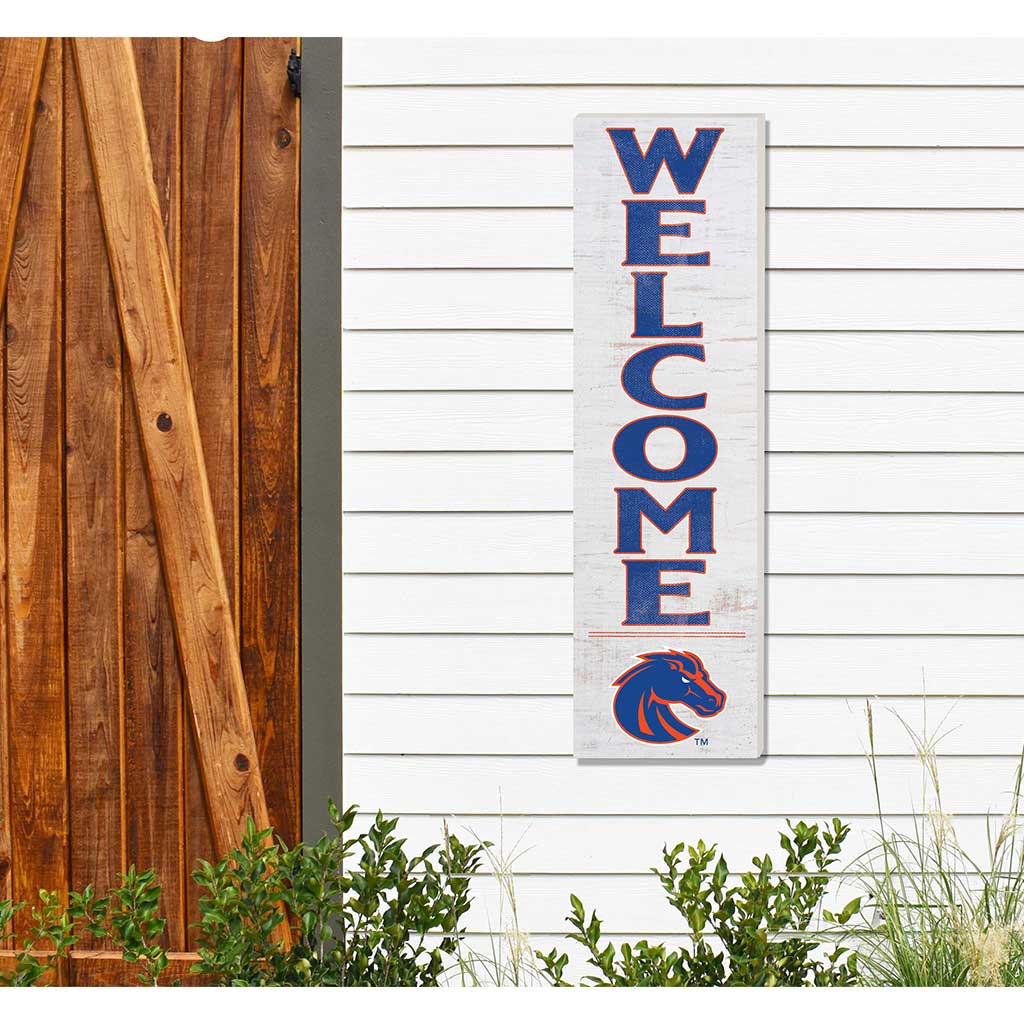 10x35 Indoor Outdoor Sign WELCOME Boise State Broncos