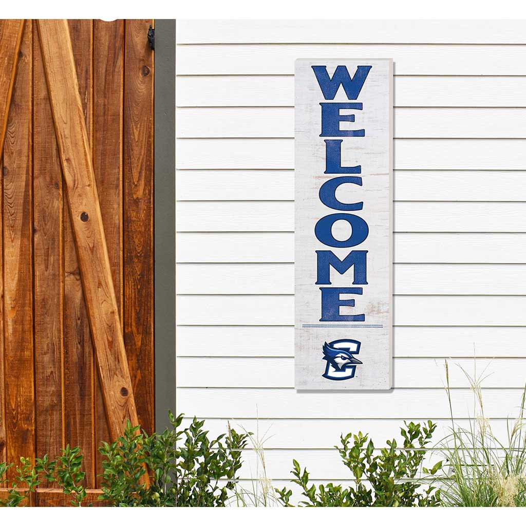 10x35 Indoor Outdoor Sign WELCOME Creighton Bluejays