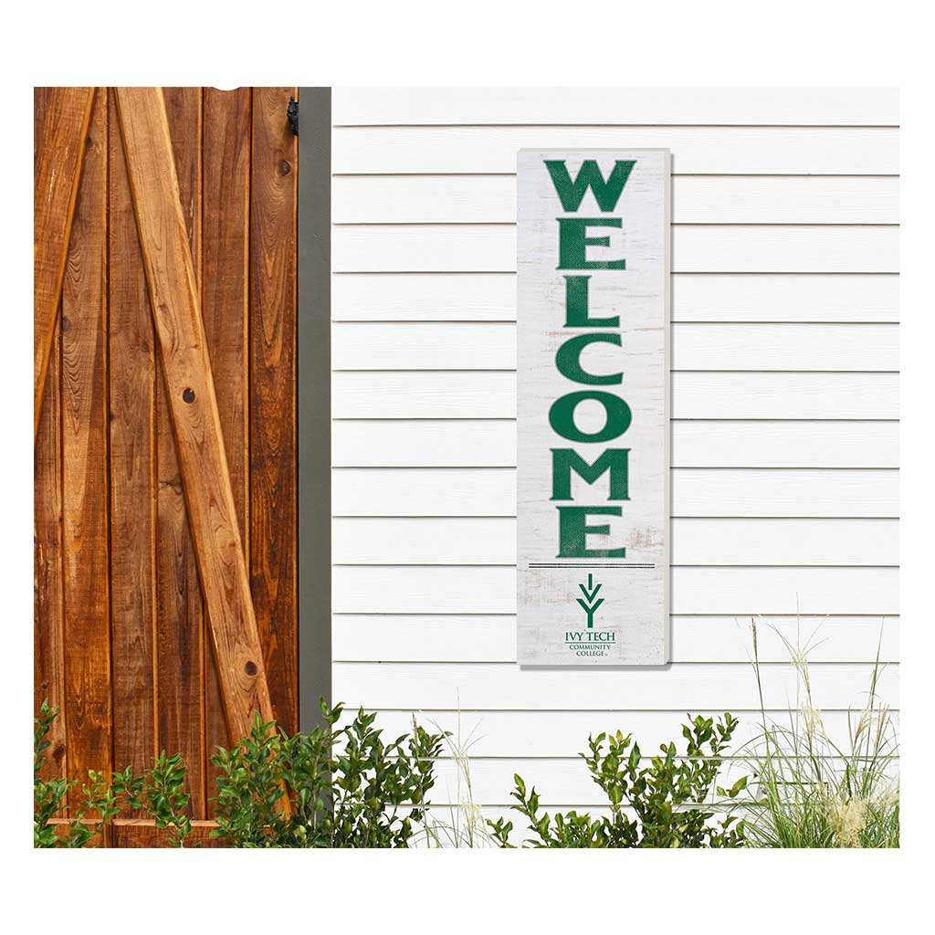 10x35 Indoor Outdoor Sign WELCOME Ivy Tech Community College of Indiana