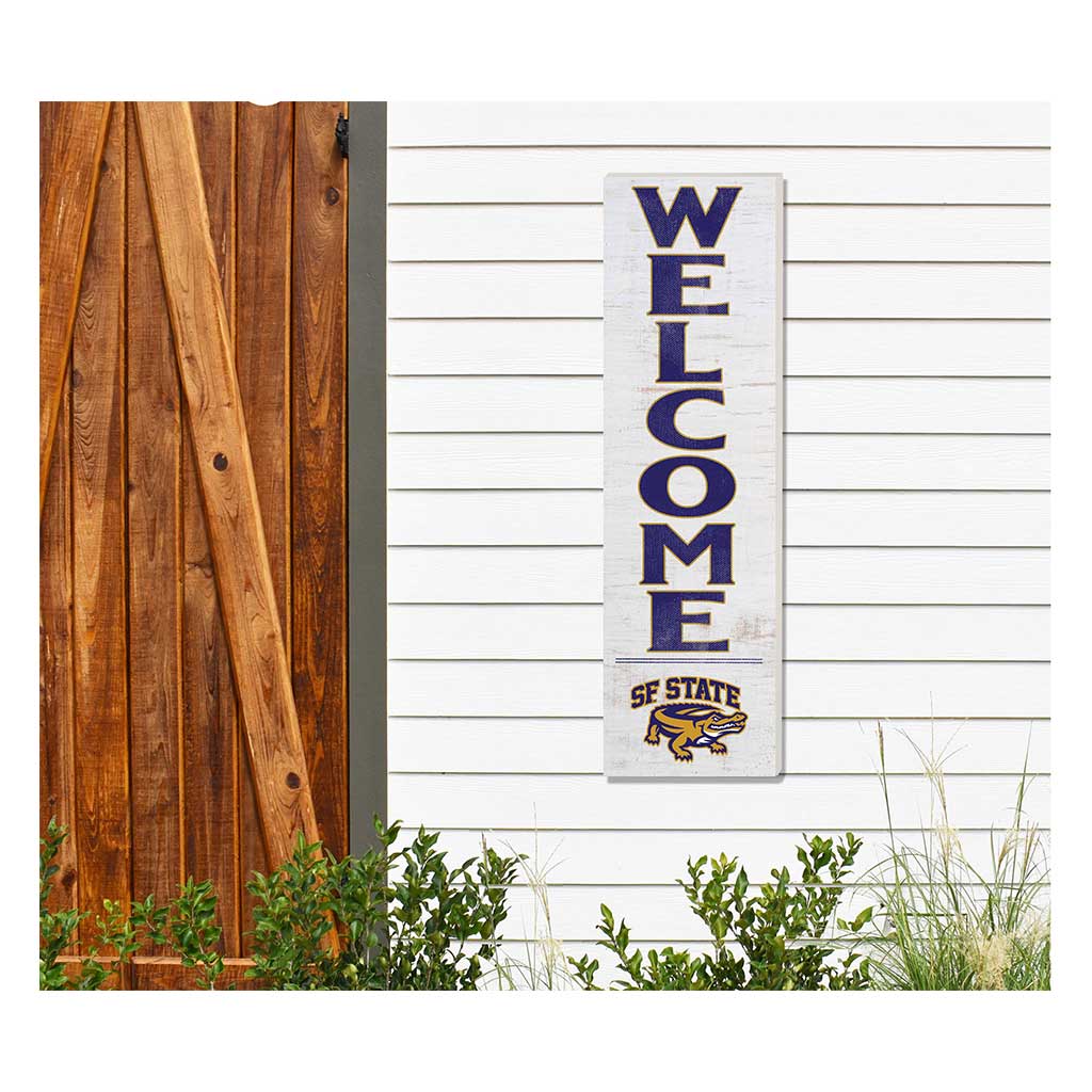 10x35 Indoor Outdoor Sign WELCOME San Francisco State Gators