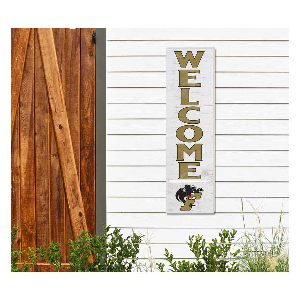 10x35 Indoor Outdoor Sign WELCOME Furrum College Panthers