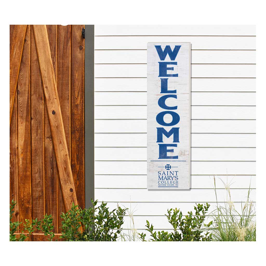 10x35 Indoor Outdoor Sign WELCOME Saint Mary's College Belles