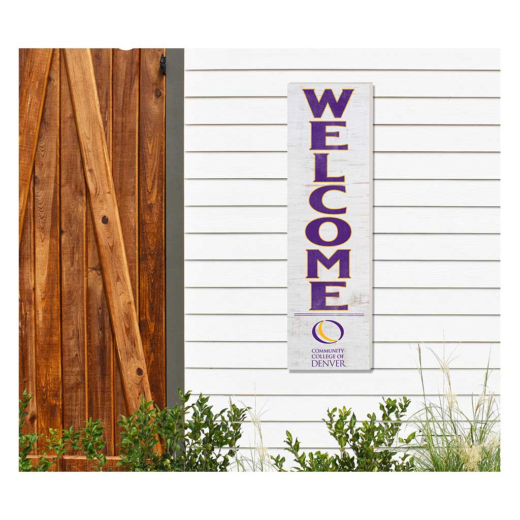 10x35 Indoor Outdoor Sign WELCOME Community College of Denver