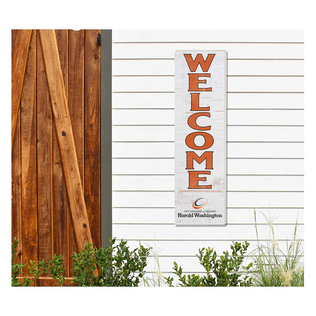 10x35 Indoor Outdoor Sign WELCOME Harold Washington College Phoenix