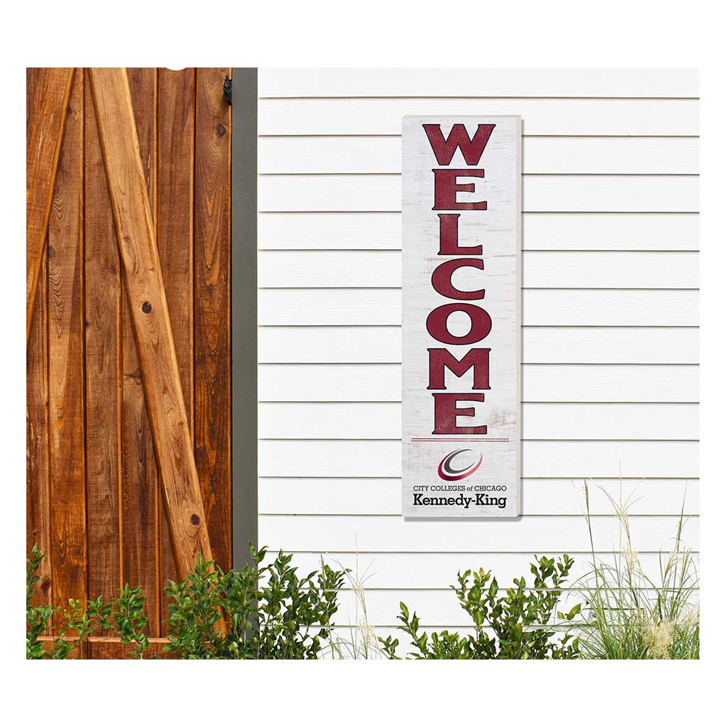 10x35 Indoor Outdoor Sign WELCOME Kennedy King College StatesMen
