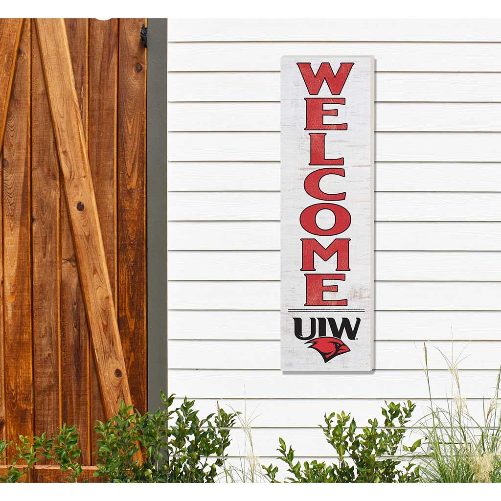 10x35 Indoor Outdoor Sign WELCOME Incarnate Word Cardinals