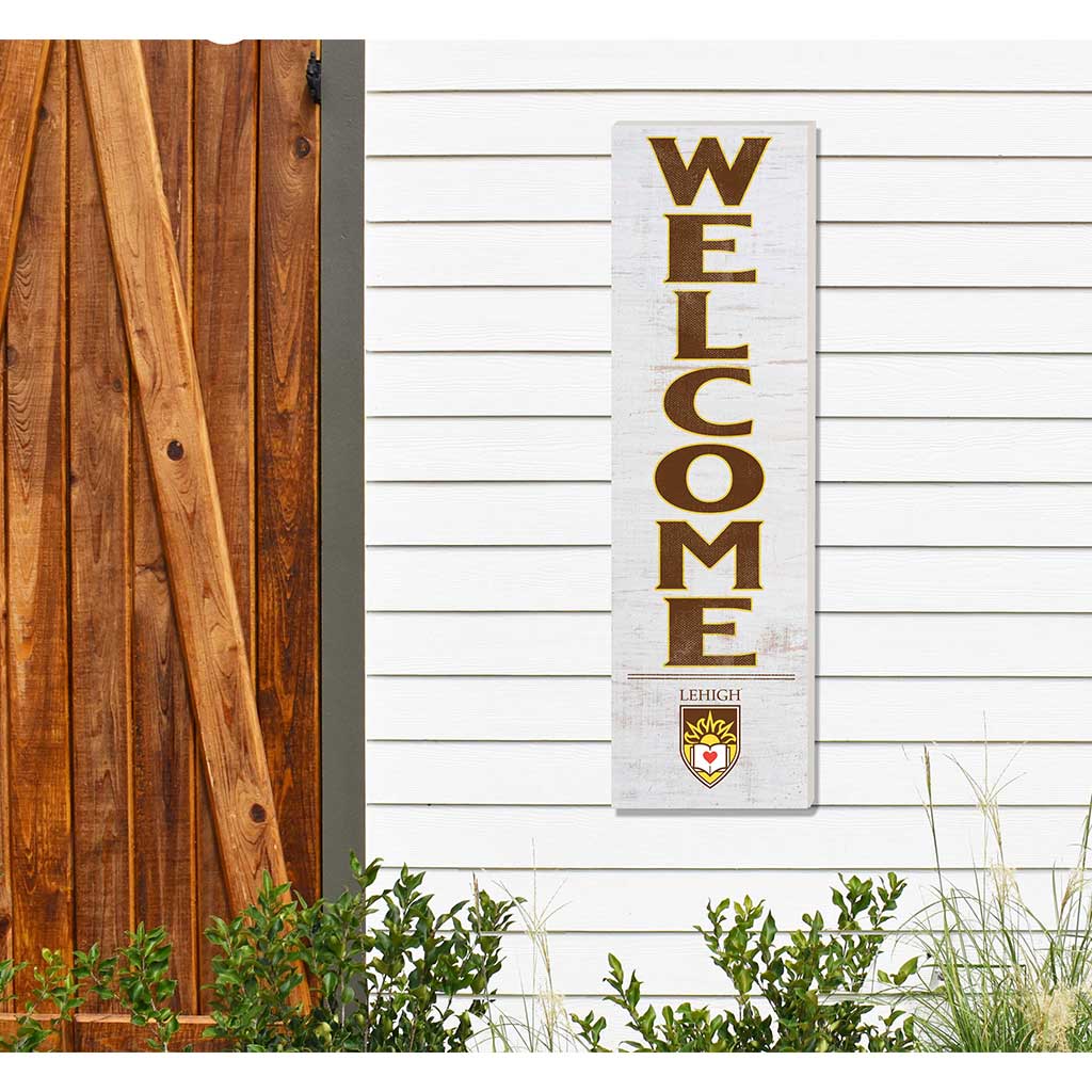 10x35 Indoor Outdoor Sign WELCOME Lehigh Mountain Hawks