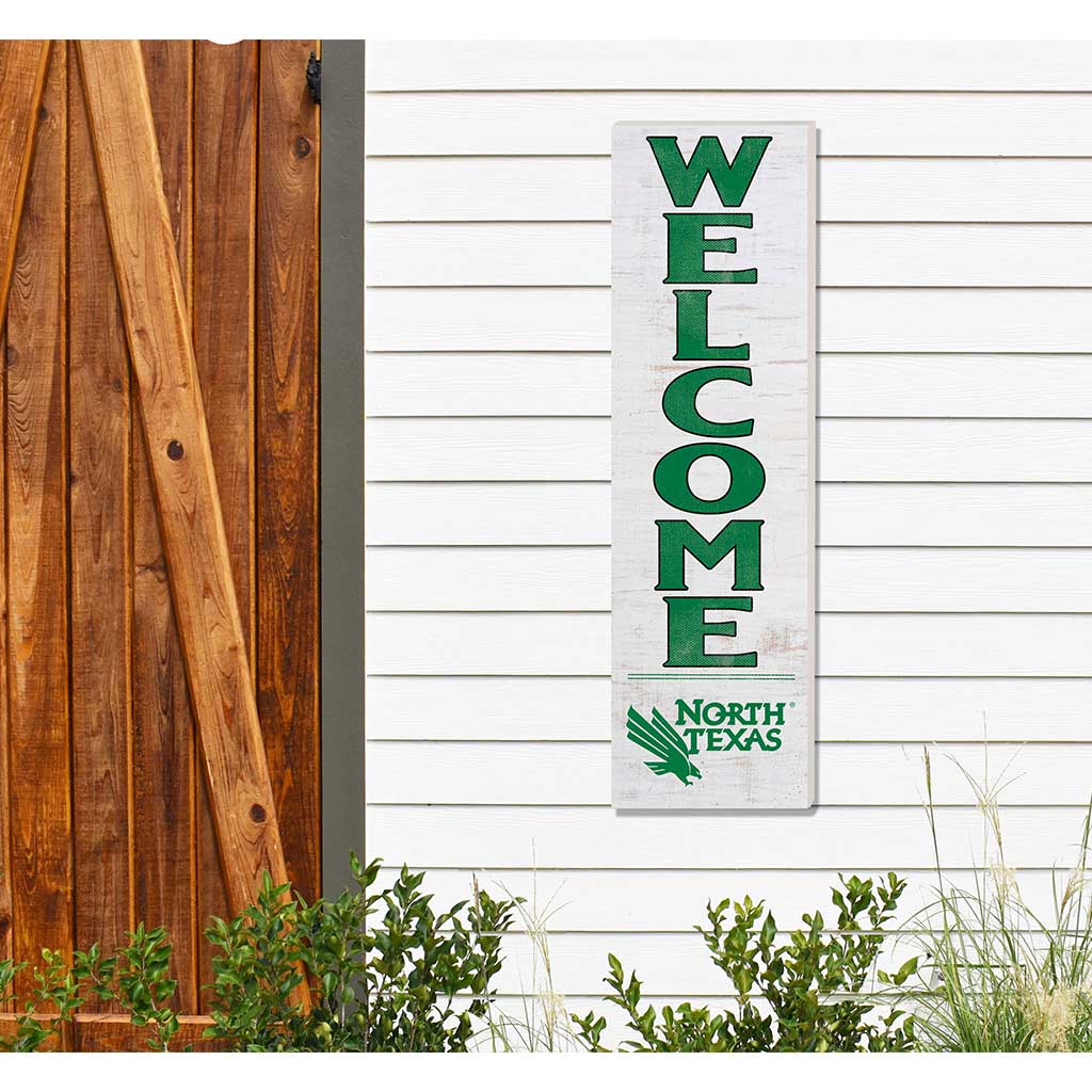 10x35 Indoor Outdoor Sign WELCOME North Texas Mean Green