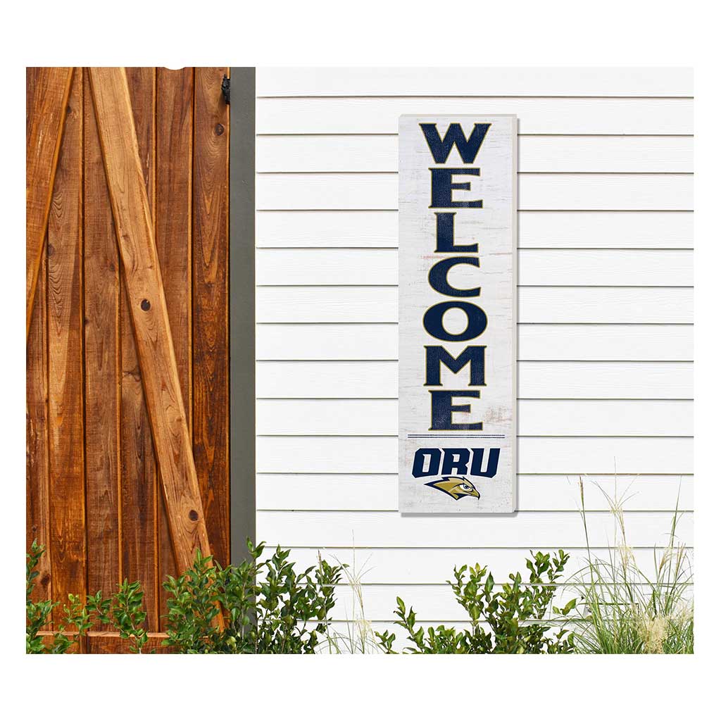 10x35 Indoor Outdoor Sign WELCOME Oral Roberts Golden Eagles