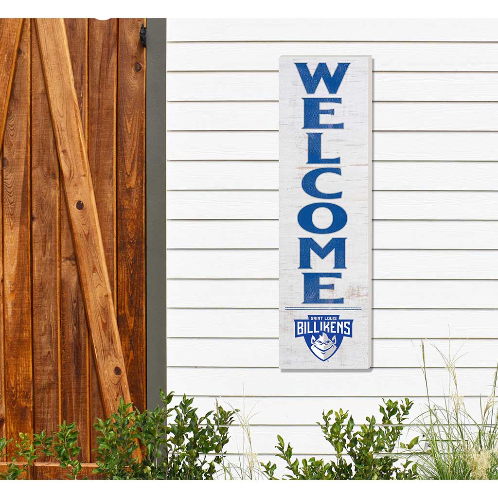 10x35 Indoor Outdoor Sign WELCOME Saint Louis Billikens