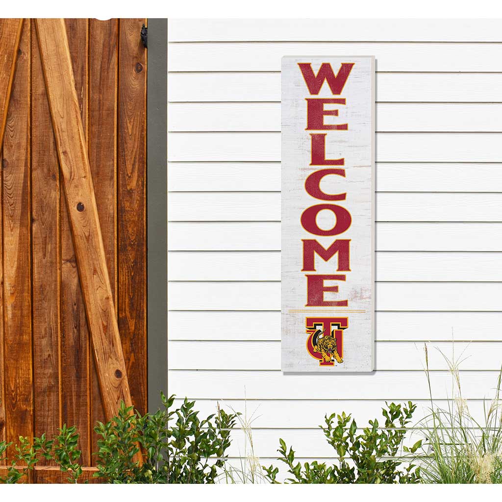 10x35 Indoor Outdoor Sign WELCOME Tuskegee Golden Tigers