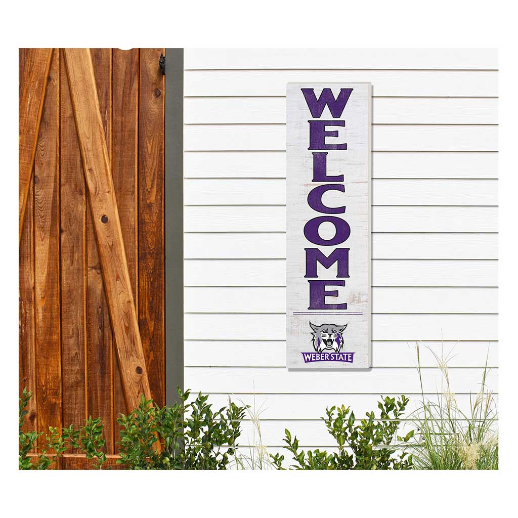 10x35 Indoor Outdoor Sign WELCOME Weber State Wildcats