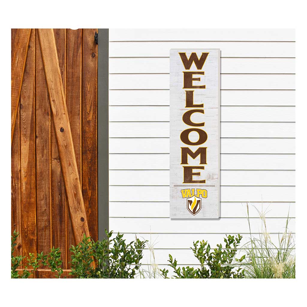 10x35 Indoor Outdoor Sign WELCOME Valparaiso University Beacons