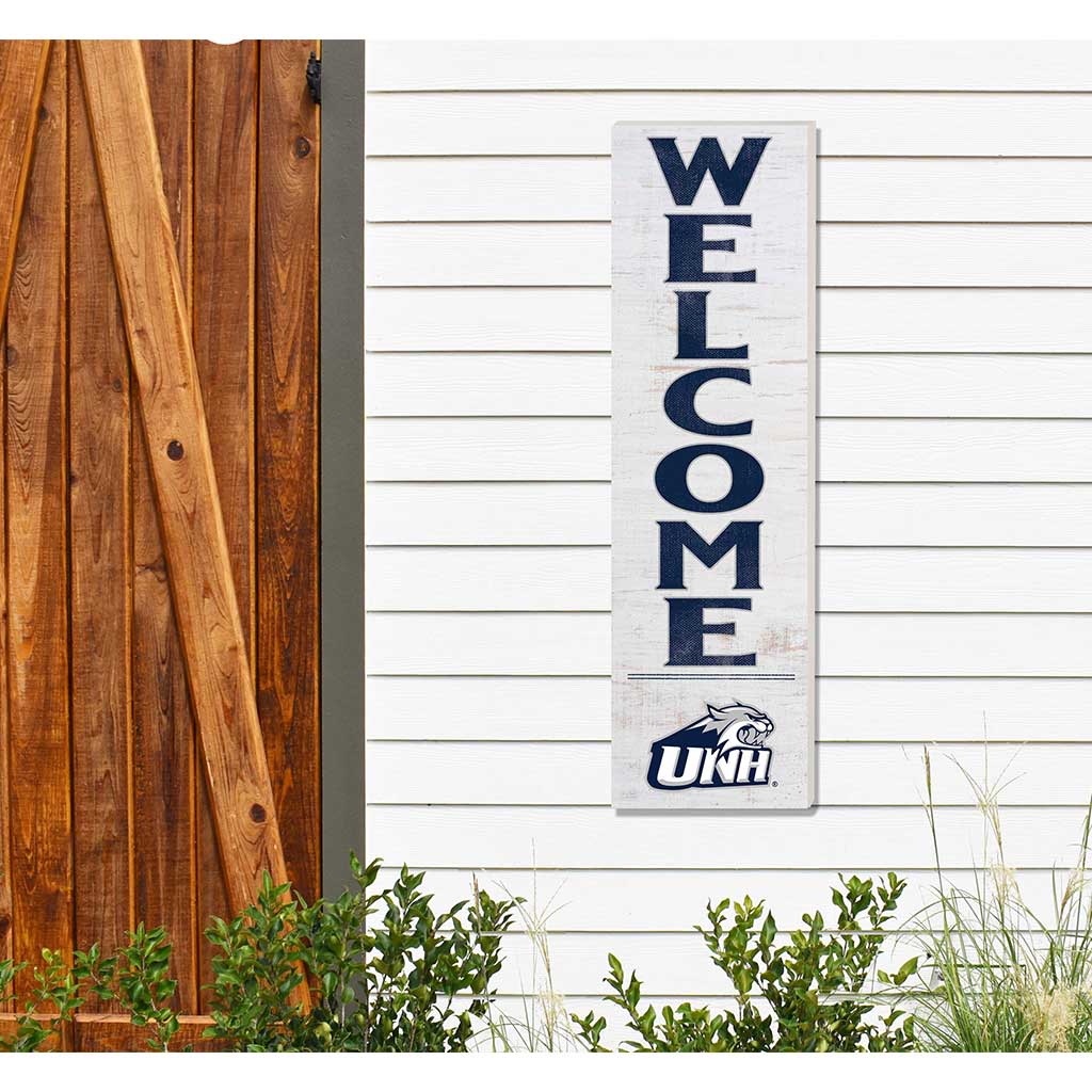 10x35 Indoor Outdoor Sign WELCOME University of New Hampshire Wildcats