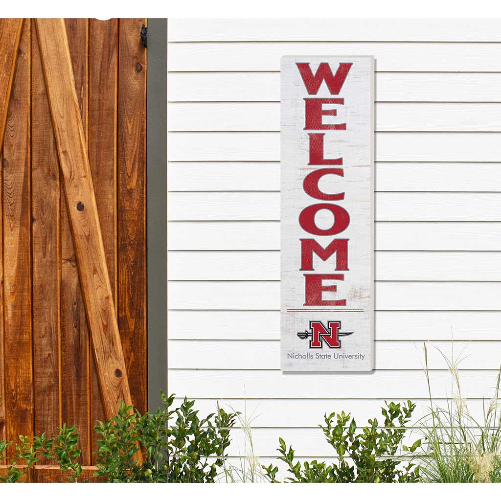 10x35 Indoor Outdoor Sign WELCOME Nicholls State Colonels