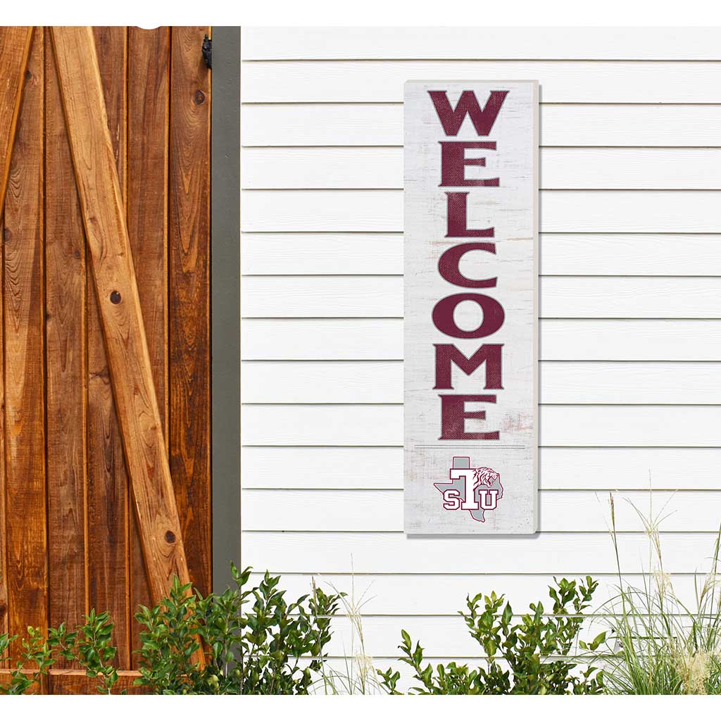 10x35 Indoor Outdoor Sign WELCOME Texas Southern Tigers